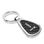 Lincoln MKX Real Black Carbon Fiber Chrome Metal Teardrop Key Chain