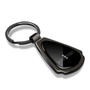 Lincoln Black Label Black Dome Gunmatel Black Metal Teardrop Key Chain