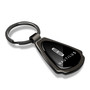 Lincoln Nautilus Black Dome Gunmatel Black Metal Teardrop Key Chain