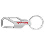 Ford F-150 Raptor in Red Silver Carabiner-style Snap Hook Metal Key Chain