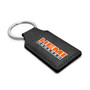 HEMI Powered Rectangular Black Leatherette Key Chain Key-ring for Dodge Jeep RAM
