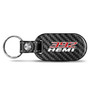 392 HEMI 100% Real Black Carbon Fiber Tag Style Key Chain for Dodge Jeep RAM Chrysler