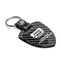 Jeep Grand Cherokee Real Black Carbon Fiber Large Shield-Style Key Chain
