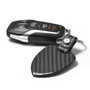 Jeep Grill Real Black Carbon Fiber Large Shield-Style Key Chain