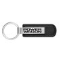RAM Power Wagon Silver Metal Black PU Leather Strap Key Chain