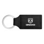 RAM 3500 Logo Rectangular Black Leatherette Key Chain