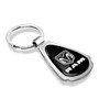 RAM Black Dome Chrome Metal Teardrop Key Chain