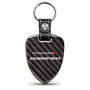 Dodge Durango Real Black Carbon Fiber Large Shield-Style Key Chain