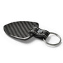 Dodge Scat-Pack Full Color Real Black Carbon Fiber Large Shield-Style Key Chain