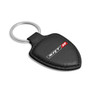 Dodge SRT-8 Logo Soft Real Black Leather Shield-Style Key Chain