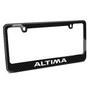 Nissan Altima Real Black Carbon Fiber License Plate Frame