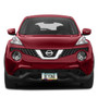 Nissan in Red Black Real Carbon Fiber License Plate Frame