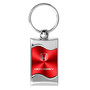 Honda Odyssey Red Rectangular Wave Key Chain Key-Ring Keychain