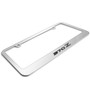 Nissan 370Z 3D Embossed Letters on Mirror Chrome Metal License Plate Frame
