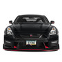 Nissan GT-R Black Real 3K Carbon Fiber Finish ABS Plastic License Plate Frame