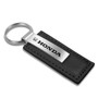 Honda Logo Black Leather Key Chain Key-ring Keychain
