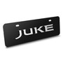 Nissan Juke 3D European Look Half-Size Black Stainless Steel License Plate