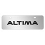 Nissan Altima 3D European Look Half-Size Chrome Stainless Steel License Plate