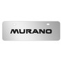 Nissan Murano 3D European Look Half-Size Chrome Stainless Steel License Plate