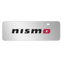 Nissan NISMO 3D European Look Half-Size Chrome Stainless Steel License Plate