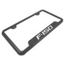 Ford F-150 50 States Stainless Steel Rugged Style Black License Plate Frame
