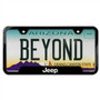 Jeep Black Stainless Steel 50 States License Plate Frame