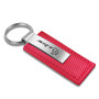 Dodge SRT Hellcat Red Carbon Fiber Texture Leather Key Chain Keyring Keychain