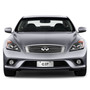 INFINITI G37 Name in 3D European Look Half-Size Brush Metal License Plate