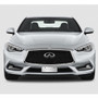 INFINITI Name in 3D European Look Half-Size Brush Metal License Plate