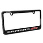 Chevrolet Camaro SS Black Real 3K Carbon Fiber Glossy Finish License Plate Frame