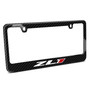 Chevrolet Camaro ZL1 Black Real 3K Carbon Fiber Glossy Finish License Plate Frame