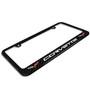 Chevrolet Corvette C6 Dual Logo Black Real 3K Carbon Fiber Glossy Finish License Plate Frame