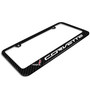 Chevrolet Corvette C7 Black Real 3K Carbon Fiber Glossy Finish License Plate Frame