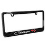 Dodge Challenger R/T Classic Black Real 3K Carbon Fiber Glossy Finish License Plate Frame