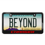 Dodge Charger in Red Black Real 3K Carbon Fiber Glossy Finish License Plate Frame
