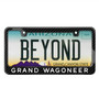 Jeep Grand Wagoneer Black Real 3K Carbon Fiber License Plate Frame