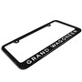 Jeep Grand Wagoneer Black Real 3K Carbon Fiber License Plate Frame