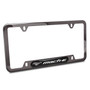 Ford Mustang Mach-E Real Carbon Fiber insert Gunmetal Chrome Stainless Steel License Plate Frame