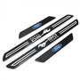 Ford Mustang 50 Years Black Real Carbon Fiber 4 Universal Door Sill Protector