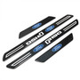 Ford F-150 2015 up Black Real Carbon Fiber 4 Universal Door Sill Protector Plate