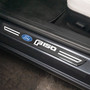 Ford F-150 2015 up Black Real Carbon Fiber 4 Universal Door Sill Protector Plate