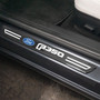 Ford F-350 Black Real Carbon Fiber 4 Universal Door Sill Protector Guard Plate