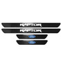 Ford F-150 Raptor Black Real Carbon Fiber 4 Universal Door Sill Protector Guard