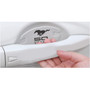 Ford Mustang 50 Years Universal Car Door Handle Cup Protector Clear Decal Stickers, Pair