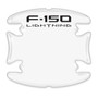 Ford F-150 Lightning Universal Car Door Handle Cup Protector Clear Decal Stickers, Pair