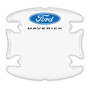 Ford Maverick Universal Car Door Handle Cup Protector Clear Decal Stickers, Pair