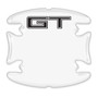 Ford Mustang GT Universal Car Door Handle Cup Protector Clear Decal Stickers, Pair