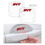 Ford SVT Universal Car Door Handle Cup Protector Clear Decal Stickers, Pair