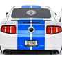 Ford Mustang Circle Logo Perforated Unobstructed View 12" Vinyl Window Film Adhesive Wrap Graphic Decal