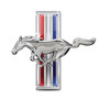 Ford Mustang Tri-Bar Logo 4" Full-Color Flexible 3D Clear Dome Decal
